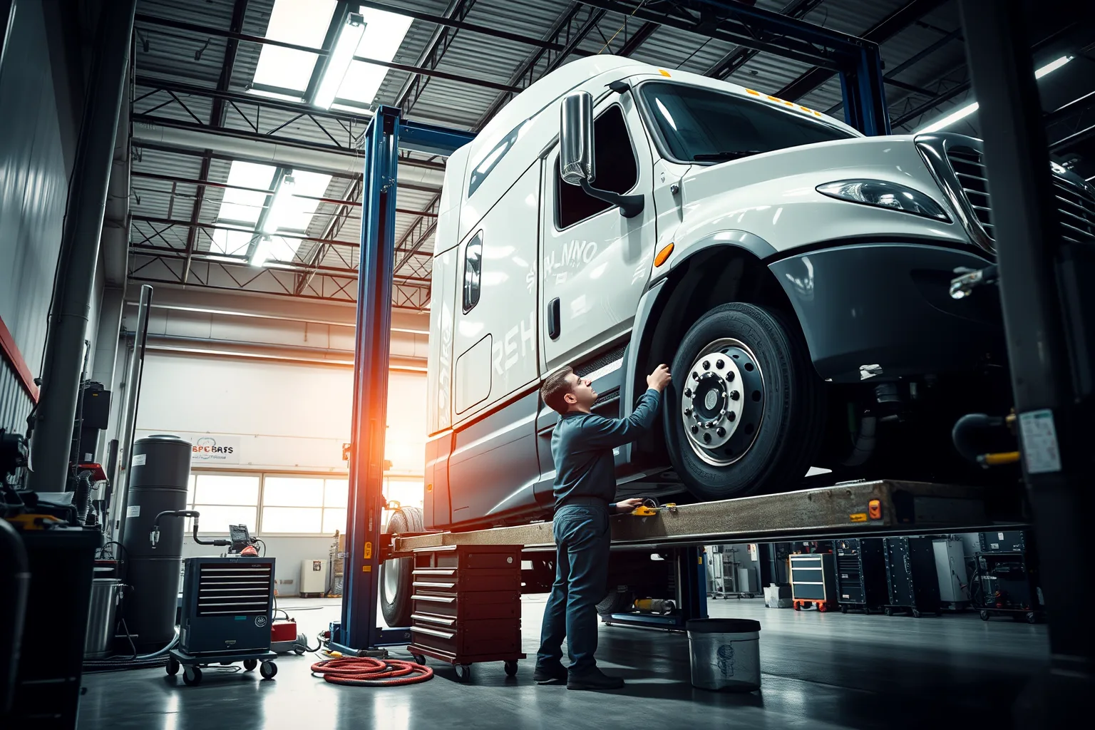 Online-Unterweisungen für Lkw-Werkstatt